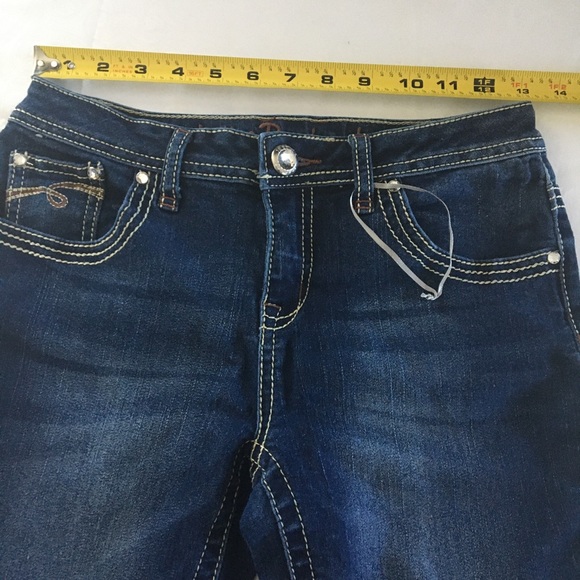 Justice | Simply Low, Skinny boot Jeans Sz 14/blue - Picture 10 of 16
